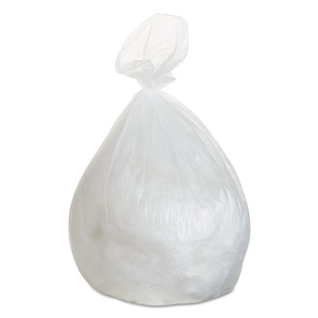 Boardwalk Z8646HN GR1 43 in. x 46 in. 56 gal. 13 mic High Density Can Liners - Natural (200/Carton)