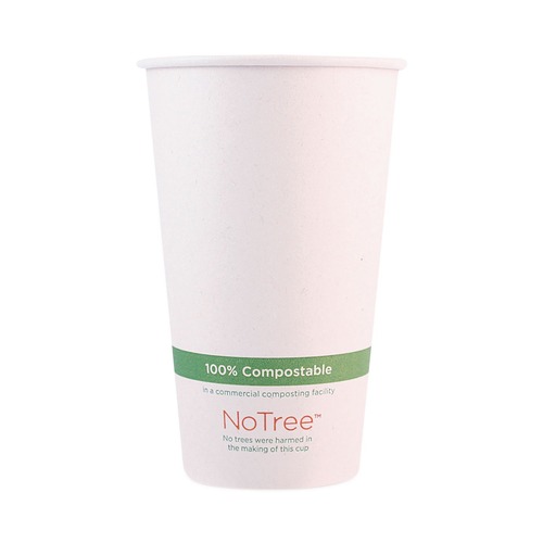 Cups | World Centric CUSU16 16 oz. NoTree Paper Hot Cups - Natural (1000/Carton) image number 0