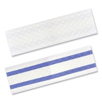 MOP HEADS | Unger DMWS2 Excella 18.5 in. x 5 in. Single-Use Spunlace Mop Pad - White