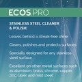 Stainless Steel Cleaners | ECOS PRO PL93306CT 32 oz. Stainless Steel Cleaner and Polish Spray Bottle - Free and Clear Scent (6/Carton) image number 4