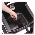 High Chairs | Rubbermaid Commercial FG780508BLA Sturdy Chair Youth Seat with Casters Black image number 2