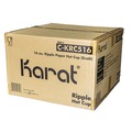 Cups | Karat C-KRC516 16 oz Ripple Hot Cups - Kraft/White (500/Carton) image number 3