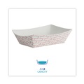 Food Containers & Lids | Boardwalk BWK30LAG050 0.5 lbs. Capacity Paper Food Baskets - Red/White (1000/Carton) image number 6