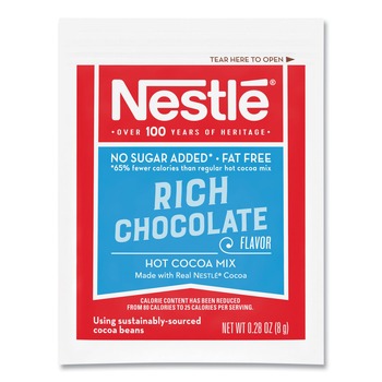 COCOA | Nestle 12240821 0.28 oz Hot Cocoa Mix Packet - Rich Chocolate (180/Carton)