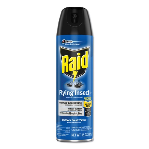 Insecticides | Raid 300816 15-Ounce Flying Insect Killer Aerosol Spray (12/Carton) image number 0