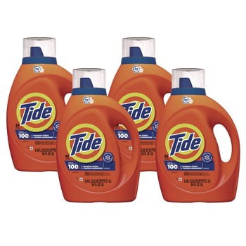 LAUNDRY DETERGENTS | Tide 80762752 84 oz 64 Loads HE Liquid Laundry Detergent - Original Scent (4/Carton)
