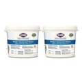 Cleaning Cloths & Wipes | Clorox Healthcare 30358 12 in. x 12 in. 1-Ply Bleach Germicidal Wipes - Unscented, White (110/Bucket, 2 Buckets/Carton) image number 0