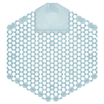 Fresh Products 3WDS-F-010I060M-08 Wave 3D Urinal Deodorizer Screen - Ocean Mist Scent, Blue (10/Box)