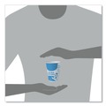 Medical Cups & Accessories | SOLO SC378-3008 8 oz Paper Specimen Cups - Blue/White (50/Sleeve, 20 Sleeves/Carton) image number 5