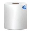 Perforated Roll & Hand Towels | Scott 01052 8 in. x 800 ft. 1.5 in. Core 1-Ply Essential 100% Recycled Fiber Hard Roll Towel - White (12 Rolls/Carton) image number 1