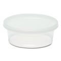 Food Containers & Lids | GEN TD40008E 8 oz. Plastic Deli Containers with Lid - Clear (240/Carton) image number 1