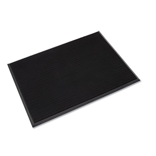 Floor Mats | Crown MA FG62BK Mat-A-Dor 36 in. x 72 in. Rubber Entrance/Antifatigue Mat - Black image number 0