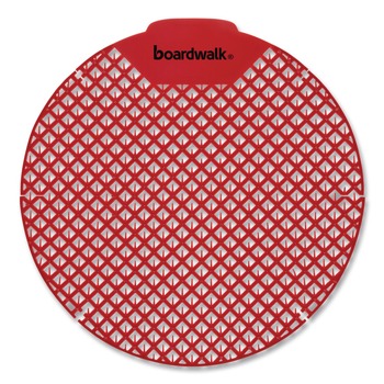 Boardwalk FGVIN-P-012I072M-20-21430 1.8 oz. Urinal Screen - Cherry Scent, Red (1-Dozen)