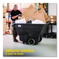 Carts & Trucks | Rubbermaid Commercial FG9T1300BLA 450 lbs. Capacity Rectangular Structural Foam Tilt Truck - Black image number 5