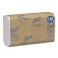 Perforated Roll & Hand Towels | Scott 01510 10.13 in. x 13.15 in. 1-Ply Essential C-Fold Towels - White (12 Packs/Carton) image number 1