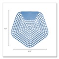 Toilet & Urinal Deodorizers | Boardwalk WCBX-P-010I010I-06-AAS80- 0.11 oz WCBasix Urinal Screen - Clean Cotton Scent, Blue (10/Box) image number 5