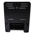 Towel Dispensers | Boardwalk BWK29GREEN 12.31 in. x 9.31 in. x 15.94 in. Xtra Mechanical Hands-Free Towel Dispenser - Black (1-Carton) image number 2