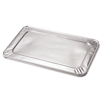 Handi-Foil 205045 12 in. x 20.81 in. 45 Gauge Steam Pan Foil Lids Fits Full-Size Pan (50/Carton)