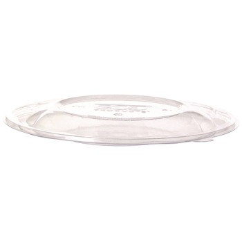 Eco-Products EP-SBS64LID Salad Bowl Lids for 64 oz. Squat 9.5 in. Diameter Plastic Salad Bowls - Clear (300/Carton)