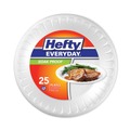 Plates | Hefty D2-1029 10.25 in. Diameter Plate Foam Soak Proof Tableware - White (10/Carton) image number 1