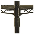 Racks & Shelving | Alera ALESW503618BL NSF Certified Industrial 36 in. x 18 in. x 72 in. 4-Shelf Wire Shelving Kit - Black image number 6