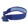 Head & Face Protection | Ergodyne 12567 Chill-Its 6700CT One Size Fits Most Cooling Bandana PVA Tie Headband - Solid Blue image number 0