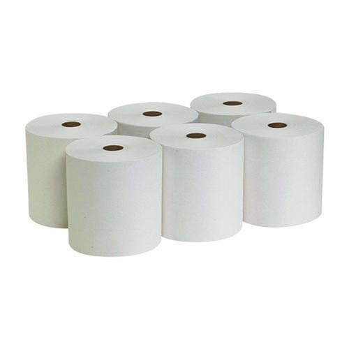 Perforated Roll & Hand Towels | Georgia Pacific Professional 26601 7.88 in. x 800 ft. 1-Ply Pacific Blue Basic Nonperforated Paper Towel Rolls - White (6 Rolls/Carton) image number 0