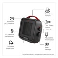 Facility Heaters | Honeywell HCE210B UberHeat 5 Ceramic Heater 4.5 x 4.5 x 8.86 Black image number 3