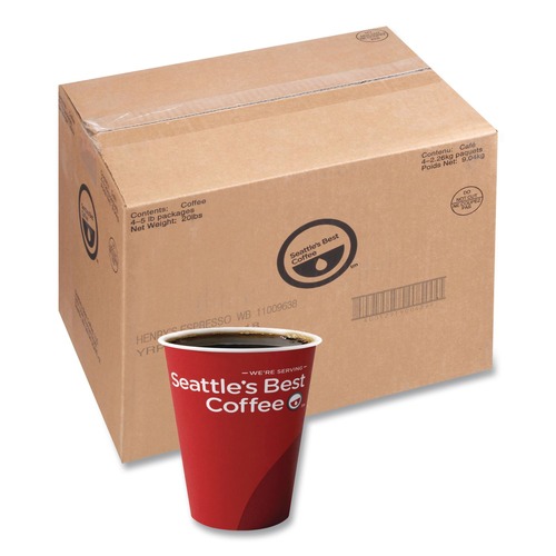 Coffee - Caffeinated | Seattle's Best 12420900 5 lbs. Bag Henry's Espresso (4/Carton) image number 0