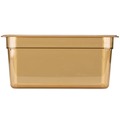 Food Storage Containers & Lids | Carlisle 3086213 12.75 in. x 12.75 in. x 6 in. 5.7 qt. StorPlus High Heat Plastic Food Pan - Amber image number 1