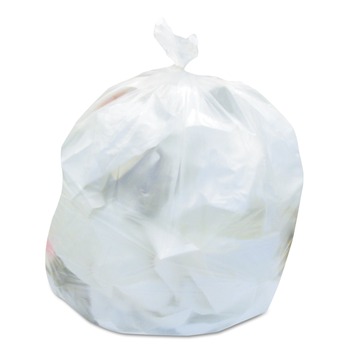 Heritage Z6037LN R01 30 in. x 37 in. 8 mic 30 gallon High-Density Waste Can Liners - Natural (500/Carton)