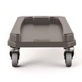 Dollies | Suncast Commercial TCNDOLLY 11.88 in. x 20.78 in. x 6.18 in. 23-Gallon Resin Slim Trash Can Dolly - Gray image number 0