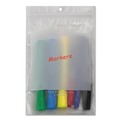 Hand Sanitizing Wipes | C-Line 47258 5 in. x 8 in. 2 mil Write-On Poly Bags - Clear (1000/Carton) image number 2