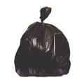 Repro Trash Bags | Heritage X6639QK 33 in. x 39 in. 33 gal. 2 mil Low-Density Repro Can Liner - Black (100/Carton) image number 1