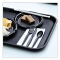 Disposable Knives | Boardwalk BWKKNIHWPSBIW Heavyweight Wrapped Polystyrene Knife - Black (1000/Carton) image number 6