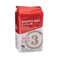 Coffee - Caffeinated | Seattle's Best 12407831 12 oz Bag Medium Roast Whole Bean Coffee - Port Side Blend (6/Carton) image number 0