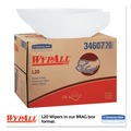 Cleaning Cloths & Wipes | WypAll 34607 176/Box L20 Brag Box Wipers - White image number 1