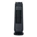 Facility Heaters | Alera HECT24 1500 W 7.17 in. x 7.17 in. x 22.95 in. Ceramic Heater Tower with Remote Control - Black image number 2