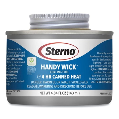 Canned Heat | Sterno 10364 Handy Wick 4.84 oz. 4-Hour Burn Chafing Fuel (24/Carton) image number 0