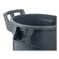 Indoor Waste Receptacles | Rubbermaid Commercial 2131929 BRUTE 44 gal Plastic Vented Wheeled Container - Gray image number 3