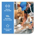 Cleaning Cloths & Wipes | Tork 192815 13 in. x 21 in. 1-Ply 2 in 1 Wiper - White (120/Carton) image number 6