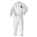 Hand Sanitizing Wipes | Ansell 49104 A20 Breathable Particle Protection Coveralls with Zip Closure - Extra Large, White (24/Carton) image number 0