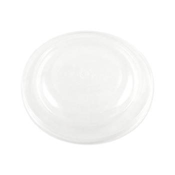 World Centric BOLCS24 7.5 in. Diameter x 1 in. h PLA Plastic Lids for Fiber Bowls - Clear (300/Carton)