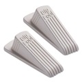 Doorstops | Master Caster 00975 Big Foot 2.25 in. W x 4.75 in. D x 1.25 in. H No Slip Rubber Wedge Doorstop - Beige (2/Pack) image number 0