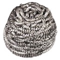 Grill Scrubbers | Scotch-Brite 84 Stainless Steel Scrubber - Silver (12/Carton) image number 1