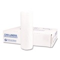 Low-Density Trash Bags | Inteplast Group SLW4046SPNS Institutional Low-Density Can Liners 45 gal 1.15 mil 40-in x 46-in Natural Interleaved Roll 20 Bags/Roll 5 Rolls/Carton image number 0
