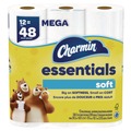 Perforated Roll & Hand Towels | Charmin 80370714 2-Ply Septic Safe Essentials Soft Bathroom Tissue - White (4 Packs/Carton) image number 3