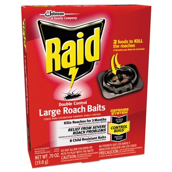 INSECTICIDES | Raid 697330 0.7 oz Roach Baits (6/Carton)