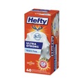 Drawstring & Kitchen Bags | Hefty E88338 Ultra Strong 23.75 in. x 24.88 in. 13 gallon Drawstring Extra Heavy-Duty Tall Kitchen Trash Bags - White (40/Box) image number 2
