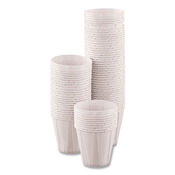 SOLO 450-2050 Paper Portion Cups 3.5 oz White 100/Pack